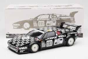 BMW M1 #111 Team MK Motorsport J-L. Witmeur / Krankenberg / Libert 24 Hours of Le Mans 1986 Minichamps 1:18 180862911 Metal - imaginea 8 din 8