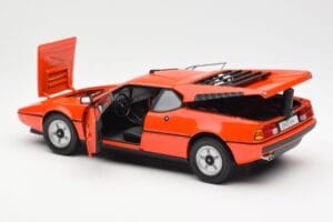 BMW M1 Portocaliu Metalizat Norev 1:18 183222 Metal - imaginea 5 din 8