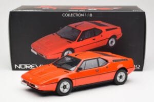 BMW M1 Portocaliu Metalizat Norev 1:18 183222 Metal - imaginea 8 din 8