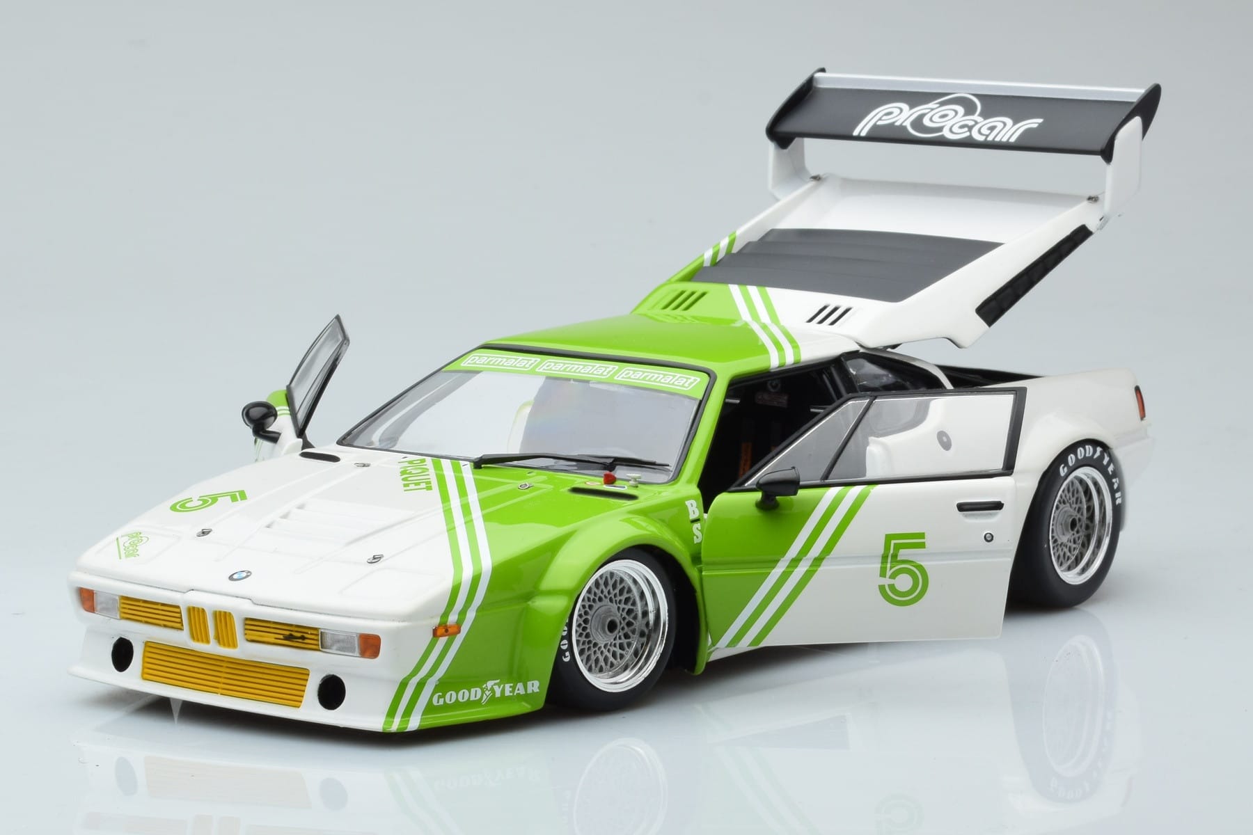 BMW M1 Procar BS Fabrications #5 N. Piquet Procar Series 1980 Minichamps 1:18 183802905 Metal - imaginea 2 din 8