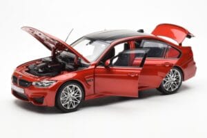 BMW M3 Competition F80 Sakhir Portocaliu Norev 1:18 80432411553 Metal - imaginea 2 din 8