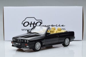 BMW M3 E30 Cabriolet Negru Otto 1:18 OT1012 Rășină - imaginea 6 din 6