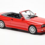 BMW M3 E30 Cabriolet Roșu Otto 1:18 - image 4 of 6