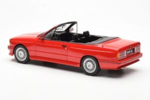 BMW M3 E30 Cabriolet Roșu Otto 1:18 OT077 Rășină - imaginea 5 din 6