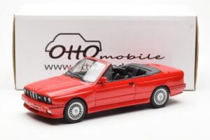 BMW M3 E30 Cabriolet Roșu Otto 1:18 OT077 Rășină - imaginea 6 din 6