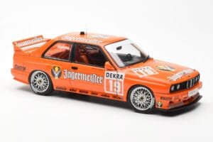 BMW M3 E30 #19 A. Hahne Jägermeister DTM 1992 AUTOart 1:18 89248 Metal - imaginea 6 din 8