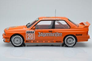 BMW M3 E30 Jagermeister #20 W. Gardner DTM Nurburgring 1992 IXO 1:18 18RMC082B Metal - imaginea 3 din 6