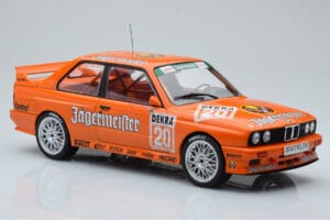 BMW M3 E30 Jagermeister #20 W. Gardner DTM Nurburgring 1992 IXO 1:18 18RMC082B Metal - imaginea 4 din 6
