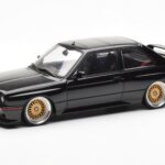 BMW M3 E30 Sport Evolution Negru Custom Wheels AUTOart 1:18