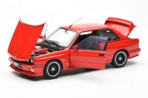 BMW M3 E30 Sport Evolution Cecotto Edition Roșu AUTOart 1:18 70566 Metal - imaginea 2 din 8