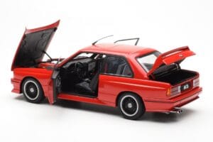 BMW M3 E30 Sport Evolution Cecotto Edition Roșu AUTOart 1:18 70566 Metal - imaginea 5 din 8