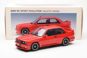 BMW M3 E30 Sport Evolution Cecotto Edition Roșu AUTOart 1:18 70566 Metal - imaginea 8 din 8