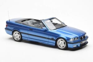 BMW M3 E36 Cabriolet Albastru Otto 1:18 OT279 Rășină - imaginea 4 din 5