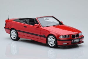 BMW M3 E36 Cabriolet Roșu Otto 1:18 OT1048 Rășină - imaginea 4 din 6