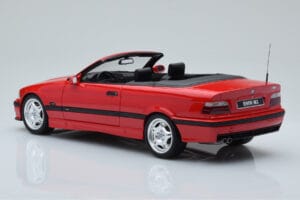 BMW M3 E36 Cabriolet Roșu Otto 1:18 OT1048 Rășină - imaginea 5 din 6