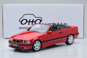 BMW M3 E36 Cabriolet Roșu Otto 1:18 OT1048 Rășină - imaginea 6 din 6