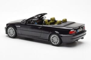 BMW M3 E46 Cabriolet Negru Kyosho 1:18 80430024431 Metal - imaginea 7 din 8