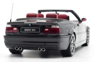 BMW M3 E46 Cabriolet Negru Otto 1:18 OT380 Rășină - imaginea 7 din 9
