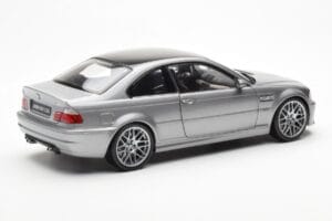 BMW M3 E46 CSL Gri Kyosho 1:18 80430302734 Metal - imaginea 3 din 8