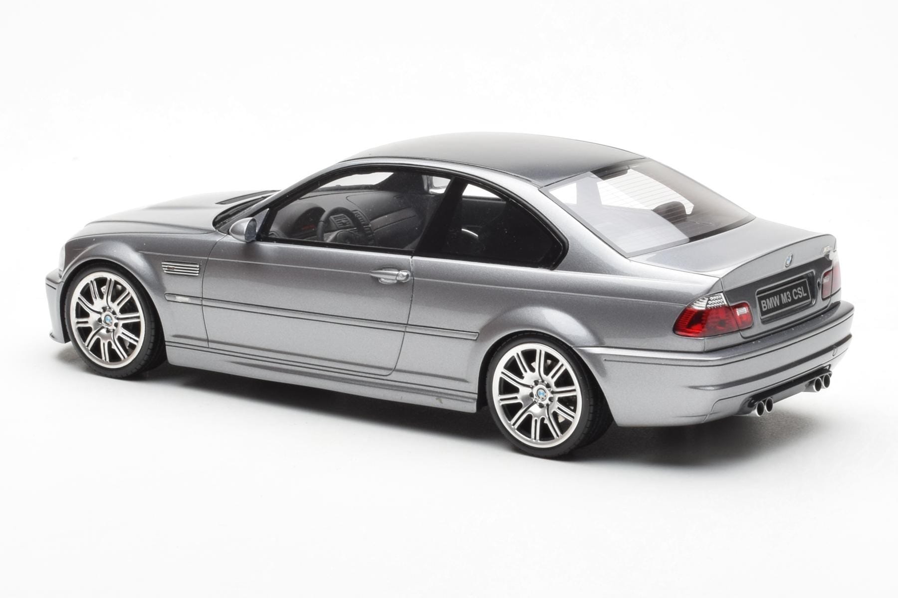 BMW M3 E46 CSL M Rims Silver Gri Metallic Otto 1:18 OT177B Rășină - imaginea 5 din 6