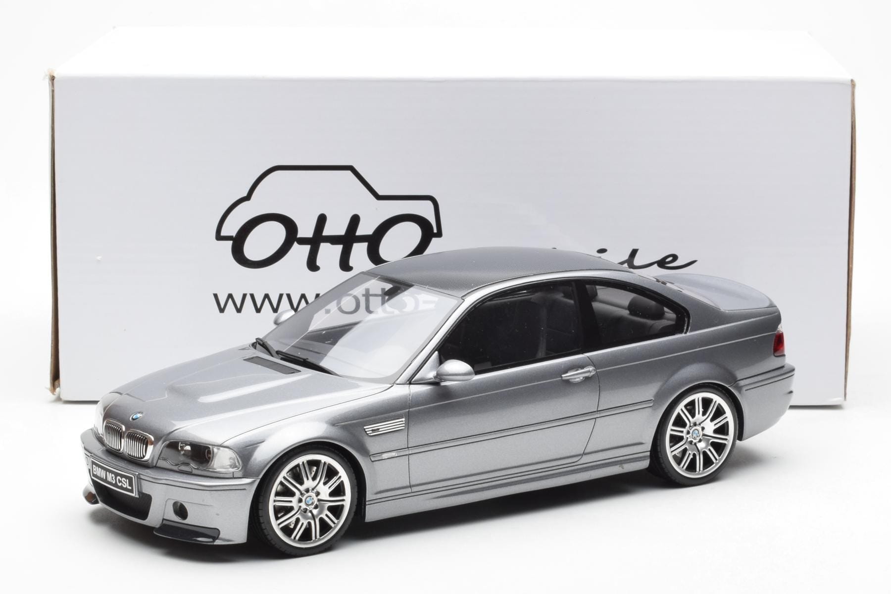 BMW M3 E46 CSL M Rims Silver Gri Metallic Otto 1:18 OT177B Rășină - imaginea 6 din 6