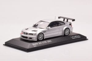 BMW M3 E46 GTR Street Argintiu Minichamps 1:43 403012105 Metal - imaginea 2 din 4