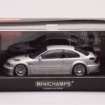 BMW M3 E46 GTR Street Argintiu Minichamps 1:43 - image 4 of 4