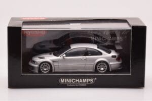 BMW M3 E46 GTR Street Argintiu Minichamps 1:43 403012105 Metal - imaginea 4 din 4