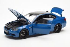 BMW M3 E92 Laguna Seca Blue Kyosho 1:18 08734LBL Metal - imaginea 2 din 8
