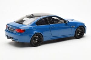 BMW M3 E92 Laguna Seca Blue Kyosho 1:18 08734LBL Metal - imaginea 3 din 8