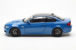 BMW M3 E92 Laguna Seca Blue Kyosho 1:18 08734LBL Metal - imaginea 4 din 8