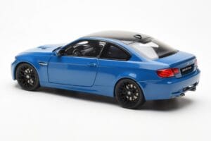 BMW M3 E92 Laguna Seca Blue Kyosho 1:18 08734LBL Metal - imaginea 7 din 8