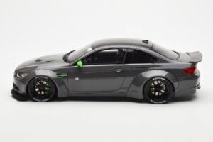 BMW M3 E92 LBWK Liberty Walk Gri GT Spirit 1:18 GT127 Rășină - imaginea 3 din 6
