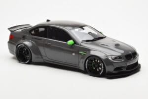 BMW M3 E92 LBWK Liberty Walk Gri GT Spirit 1:18 GT127 Rășină - imaginea 4 din 6