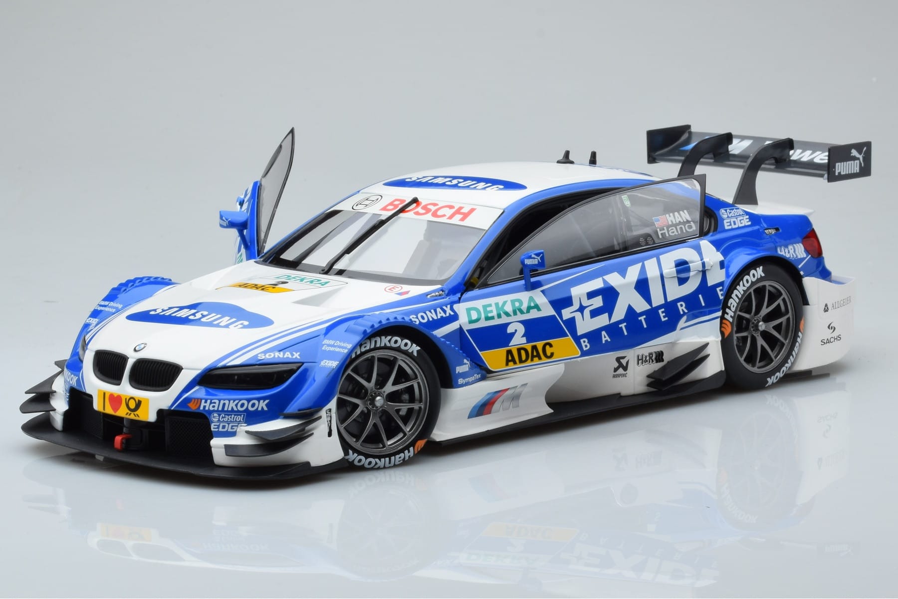 BMW M3 #2 BMW Team RMG A.J. Hand DTM 2012 Minichamps 1:18 100122202 Metal - imaginea 2 din 8