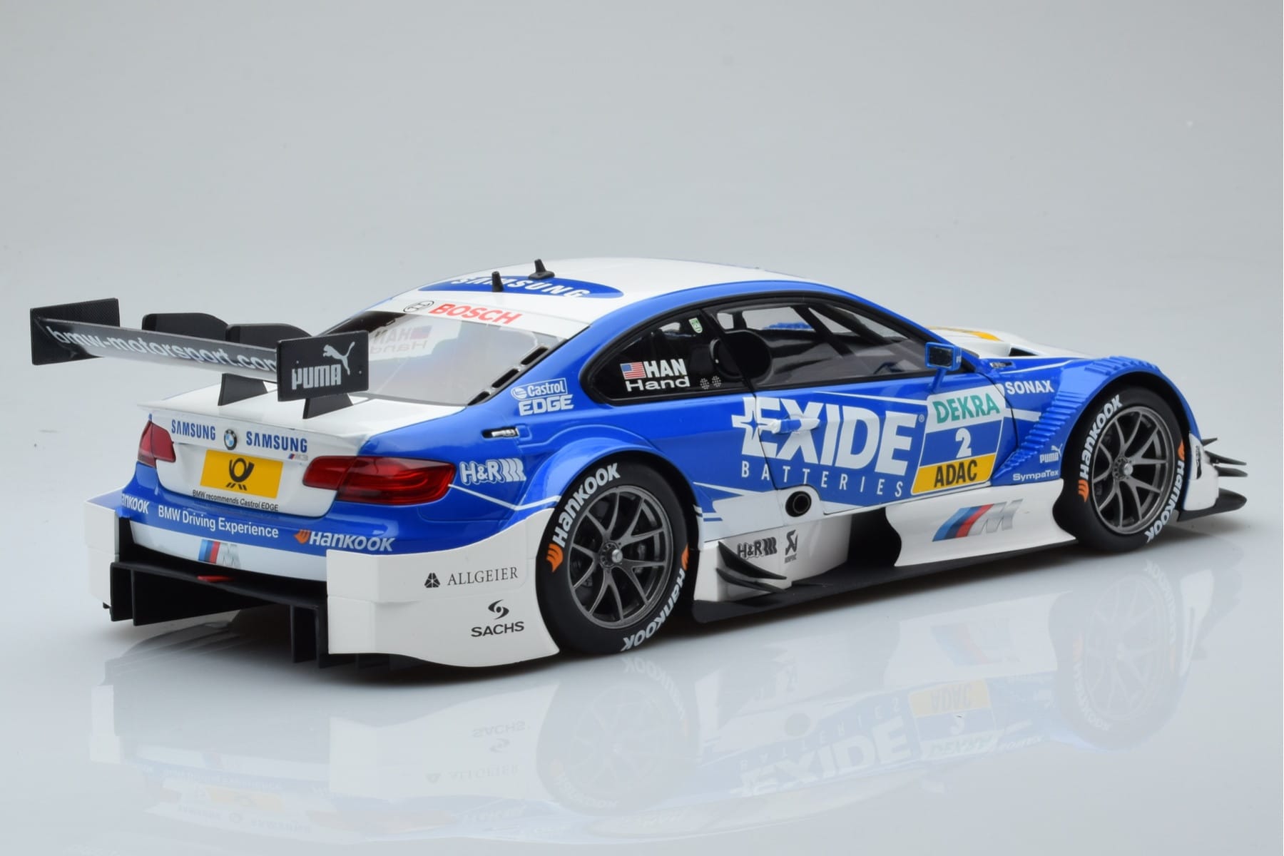 BMW M3 #2 BMW Team RMG A.J. Hand DTM 2012 Minichamps 1:18 100122202 Metal - imaginea 3 din 8
