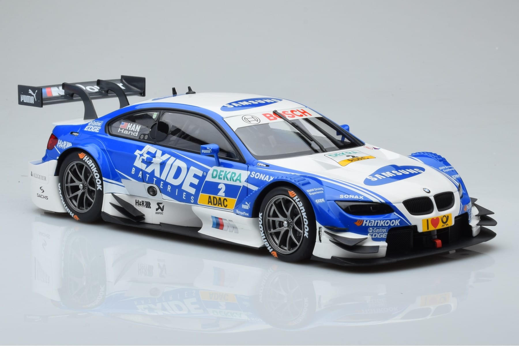 BMW M3 #2 BMW Team RMG A.J. Hand DTM 2012 Minichamps 1:18 100122202 Metal - imaginea 5 din 8