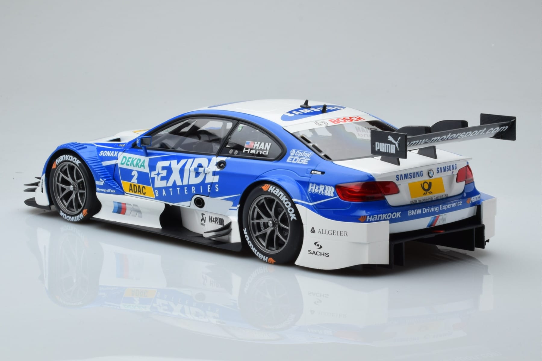 BMW M3 #2 BMW Team RMG A.J. Hand DTM 2012 Minichamps 1:18 100122202 Metal - imaginea 6 din 8