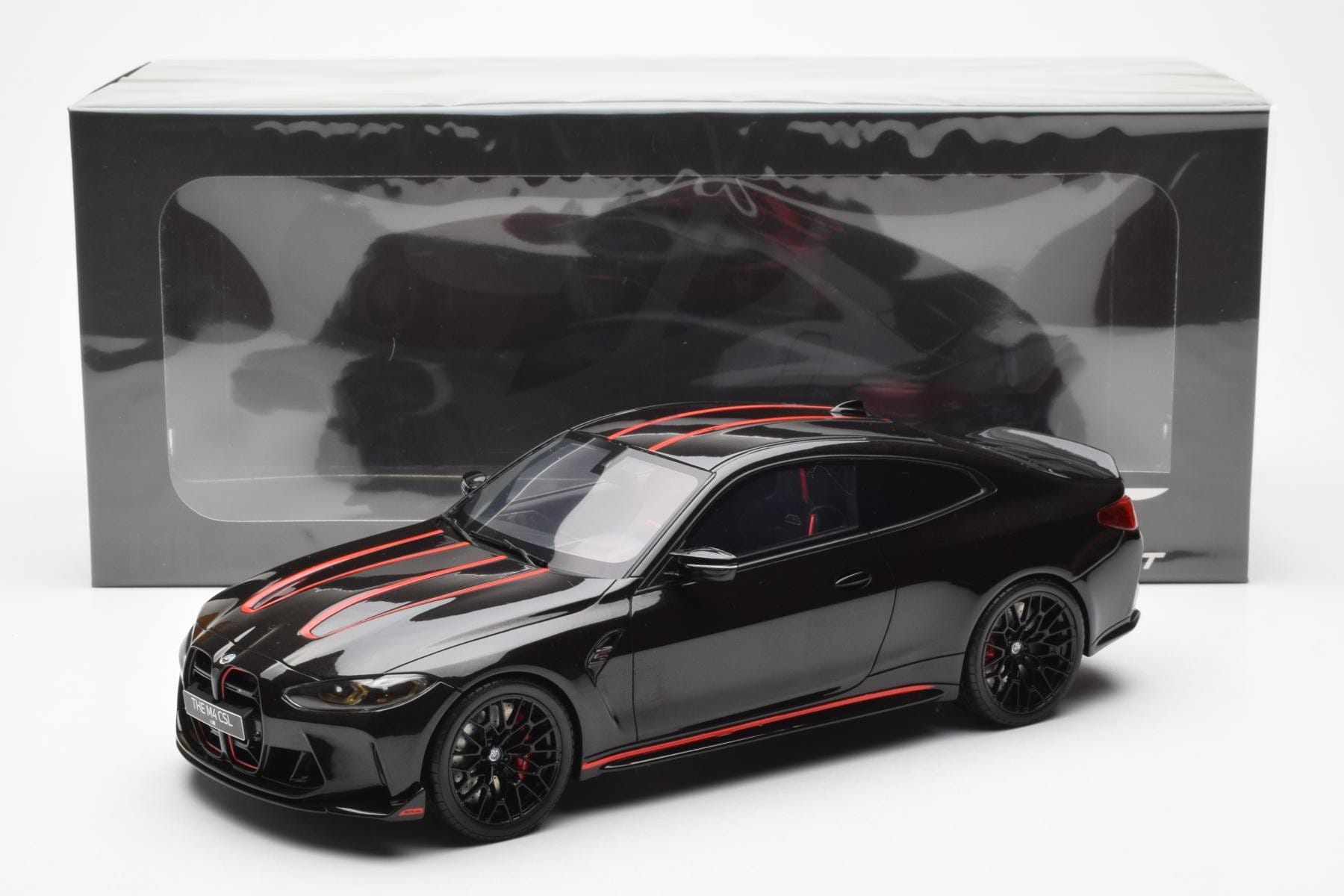 BMW M4 G82 CSL Sapphire Negru GT Spirit 1:18 GT904 Rășină - imaginea 6 din 6