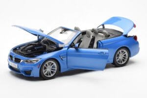 BMW M4 F83 Cabriolet Yas Marina Albastru Paragon 1:18 80432339612 Metal - imaginea 2 din 8