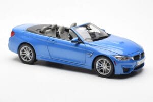 BMW M4 F83 Cabriolet Yas Marina Albastru Paragon 1:18 80432339612 Metal - imaginea 6 din 8