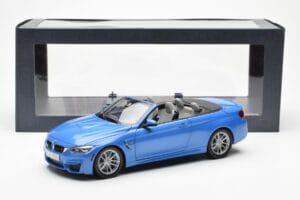BMW M4 F83 Cabriolet Yas Marina Albastru Paragon 1:18 80432339612 Metal - imaginea 8 din 8