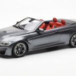 BMW M4 F83 Cabriolet Gri GT Spirit 1:18