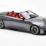 BMW M4 F83 Cabriolet Gri GT Spirit 1:18 - image 4 of 6