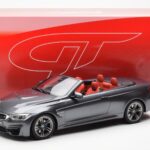 BMW M4 F83 Cabriolet Gri GT Spirit 1:18 - image 6 of 6