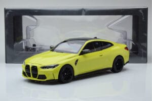 BMW M4 G82 Galben Ediție Dealer Minichamps 1:18 80435A51949 Metal - imaginea 8 din 8