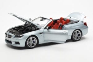 BMW M6 F12 Cabriolet Silverstone Argintiu II Paragon 1:18 80432253656 Metal - imaginea 2 din 8