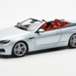 BMW M6 F12 Cabriolet Silverstone Argintiu II Paragon 1:18 80432253656
