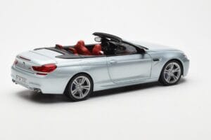 BMW M6 F12 Cabriolet Silverstone Argintiu II Paragon 1:18 80432253656 Metal - imaginea 3 din 8