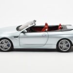 BMW M6 F12 Cabriolet Silverstone Argintiu II Paragon 1:18 80432253656 - image 4 of 8